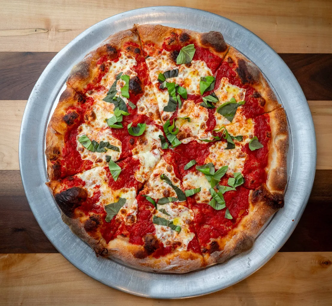 Fresh pizza from Riverside Pizza